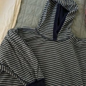 Reversible cropped free people sweater